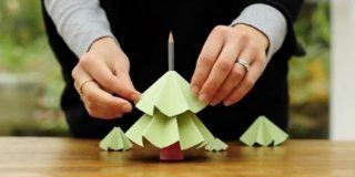 Χριστουγεννιάτικο δέντρο από χαρτί - How to Christmas Tree (video)
