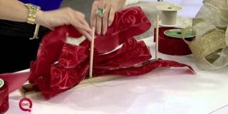 Χριστουγεννιάτικος φιόγκος | DIY - How to Make a Christmas Bow