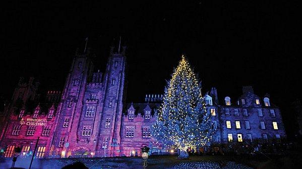 Edinburgh Christmas tree