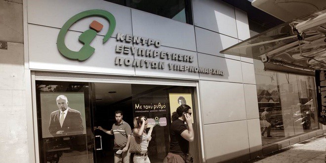 Πρόσοψη ΚΕΠ - Κέντρο Εξυπηρέτησης Πολιτών (διεύθυνση, τηλέφωνο, email κ.ά)