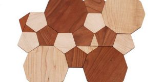 Σύνθεση από ανόμοια ξύλινα γεωμετρικά σχήματα - πολύγωνα (πλευρές, γωνίες, μοίρες κλπ)