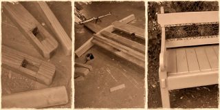 Πως θα φτιάξουμε μόνοι μας ένα παγκάκι - Making a park bench - Old Style (Video)