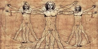 Λεονάρντο Ντα Βίντσι Πίνακας | Leonardo Da Vinci - Vitruvian Man | Υπολογισμός οnine οι ιδανικές αναλογίες σώματος - ύψος