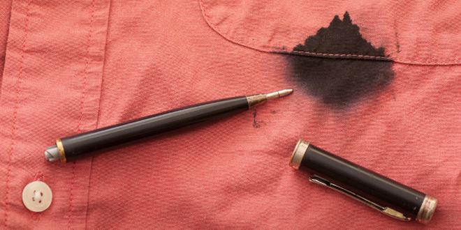 Λεκές από μελάνι σε ύφασμα, πως θα καθαρίσετε τους λεκέδες