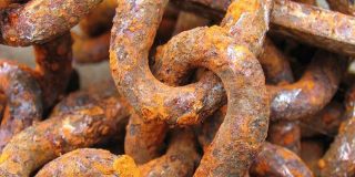 Σκουριασμένες αλυσίδες | Λεκές από σκουριά. Πως βγαίνουν οι λεκέδες από σκουριά στα ρούχα | Howto DIY Lekedes