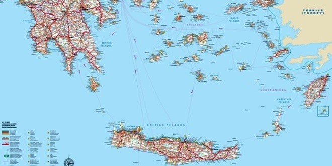 Download Τουριστικός Χάρτης Νότιας Ελλάδας σε Pdf. Πελοπόννησος, Κρήτη, Κυκλάδες, Δωδεκάνησα. Download South Greece Map