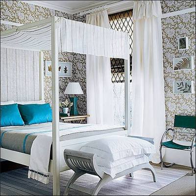 Κρεβάτι άσπρο από ξύλινες παλέτες - Νο 12