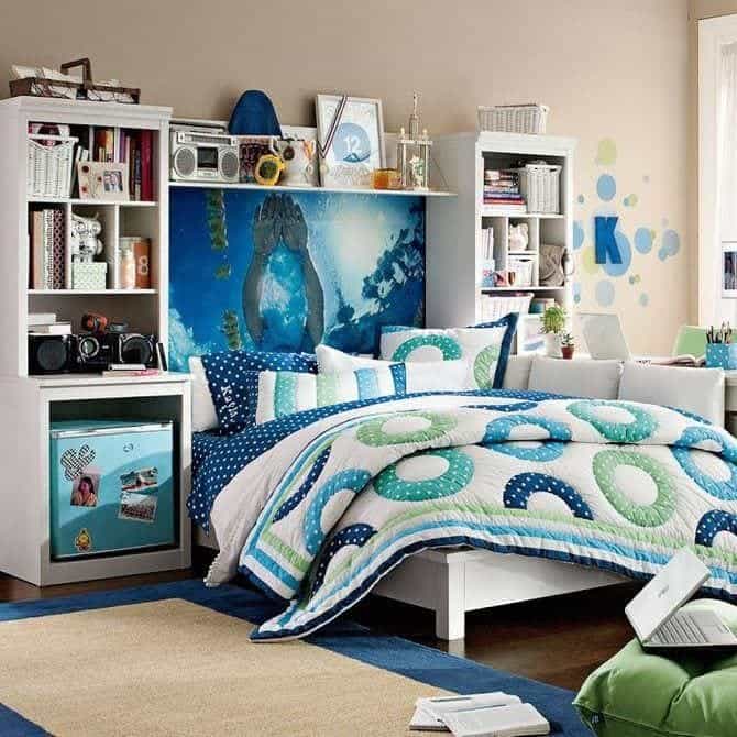  Ιδέες και σχέδια για παιδικά δωμάτια - υπνοδωμάτια κοριτσιών (στυλ, χρώμα, μοτίβα, διακόσμηση) | Girls Room Designs ● Νο 105