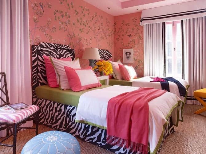  Ιδέες και σχέδια για παιδικά δωμάτια - υπνοδωμάτια κοριτσιών (στυλ, χρώμα, μοτίβα, διακόσμηση) | Girls Room Designs ● Νο 11