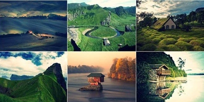 Συλλογή φωτογραφιών (photo gallery) με απομονωμένα σπίτια από όλο τον κόσμο - Stunning home built far away from civilization