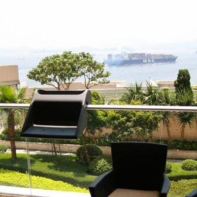 Πολυλειτουργικό τραπεζάκι για μπλαλκόνι | ΒalKonzept ● Νο 16 ● Χρώμα γκρί