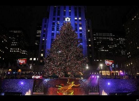 The Rockefeller center Christmas tree in New York leaves you humbled
