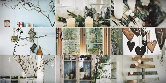 Photo gallery με ιδέες για Σκανδιναβικό στυλ Χριστουγεννιάτικης διακόσμησης - Scandinavian Christmas Decorating Ideas
