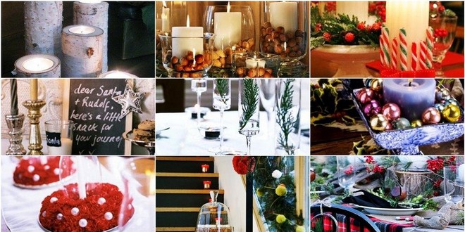 Photo gallery για ιδέες Χριστουγεννιάτικης διακόσμησης με κεριά & κηροπήγια - Christmas Candles And Decorations With Them