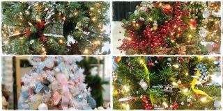 Συλλογή φωτογραφιών με πρωτότυπες ιδέες και προτάσεις διακόσμησης για Χριστουγεννιάτικα δέντρα και στολίδια