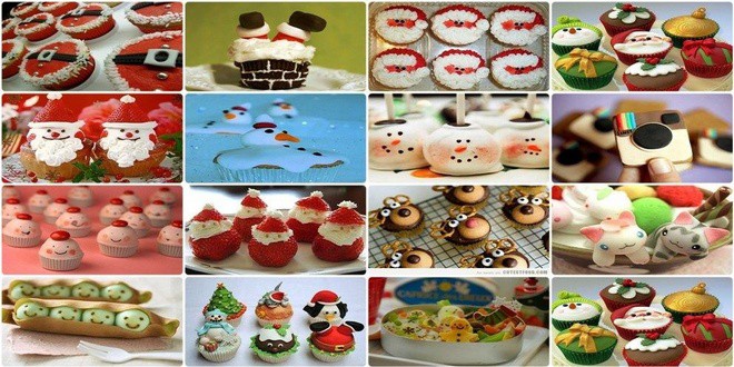 Συλλογή από φωτογραφίες για ζαχαροπλαστική με πρωτότυπα Χριστουγεννιάτικα cupcakes - Christmas cupcakes images