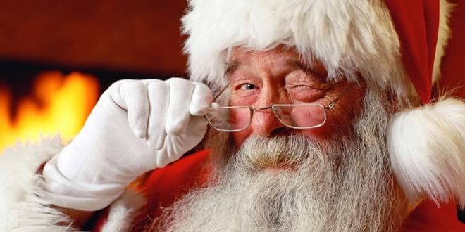 Η γνωστή μορφή του Άι Βασίλη σε παιδιά και ενηλίκους. Το κυρίαρχο πρόσωπο της Πρωτοχρονιάς και των Χριστουγέννων