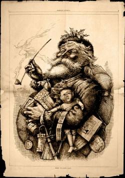Merry-Old-Santa-Claus1 «Merry Old Santa Claus», εφημερίδα «Harper's Weekly», 1 Ιανουαρίου 1881