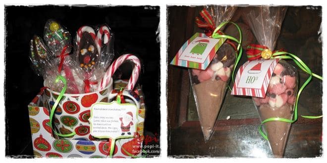 Φωτογραφίες και συνταγές για Χριστουγεννιάτικες σπιτικές σοκολατένιες προτάσεις - Hot chocolate mix, chocolate spoons