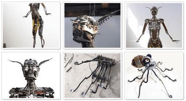 Έργα τέχνης φτιαγμένα από παλιές γραφομηχανές