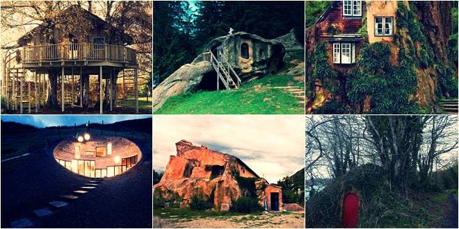 Συλλογή φωτογραφιών (photo gallery) με σπίτια, εναρμονισμένα με το περιβάλλον & την φύση - Homes That Are Enveloped By Nature