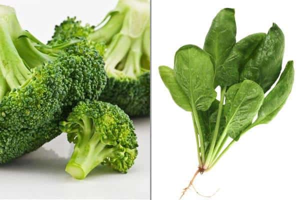 Η λουτεϊνη στο μπρόκολο και στο σπανάκι Η λουτεϊνη