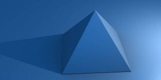 Pyramids Vector που παραπέμπει νοητά στο γεωμετρικό στερεό της Πυραμίδας και στον όγκο της | Pyramid Volume