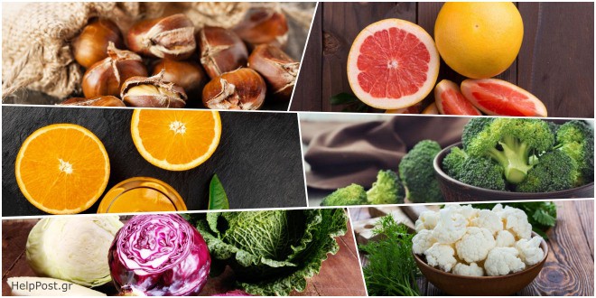 6 φρούτα και λαχανικά, μπρόκολο, κουνουπίδι, πορτοκάλια, γκρέιπφρουτ και κάστανα που έχουν καλύτερη γεύση τον Νοέμβριο