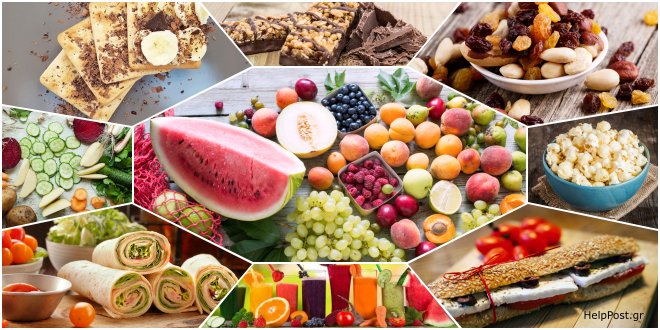 Φρούτα, ξηροί καρποί, λαχανικά, σάντουιτς, μπάρες δημητριακών, αραβικές πίτες, ποπκορν. 9 ιδέες - υγιεινά σνακ στην παραλία