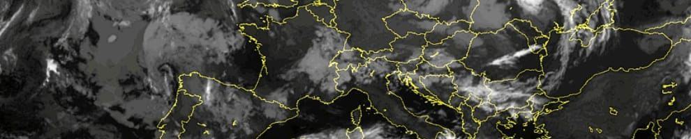 Δορυφορικές εικόνες καιρού απεικονίζουν την Ελλάδα και την Ευρώπη