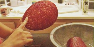 Πασχαλινά αυγά με ζάχαρη, νερό & μπαλόνια - How to make sugar water and string baskets